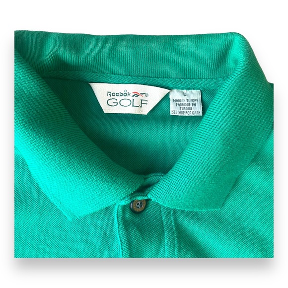 Vintage 90s REEBOK Golf Rare Short Sleeve Golf Polo - Picture 5 of 5